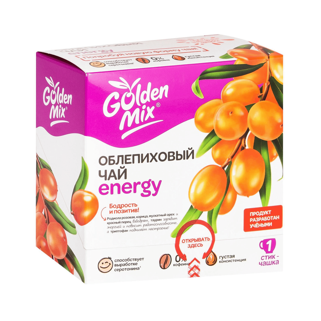 фото упаковки Golden Mix Чай облепиховый Energy