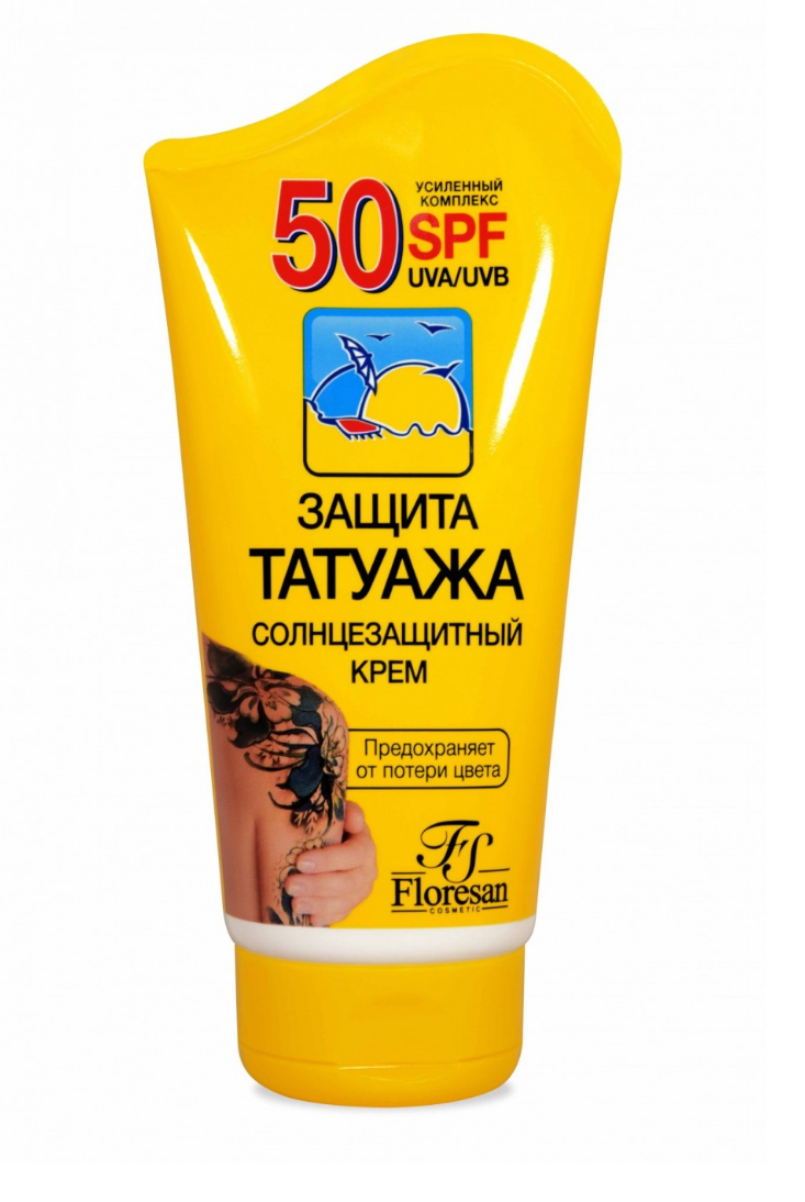фото упаковки Floresan Солнцезащитный крем Защита Татуажа SPF50