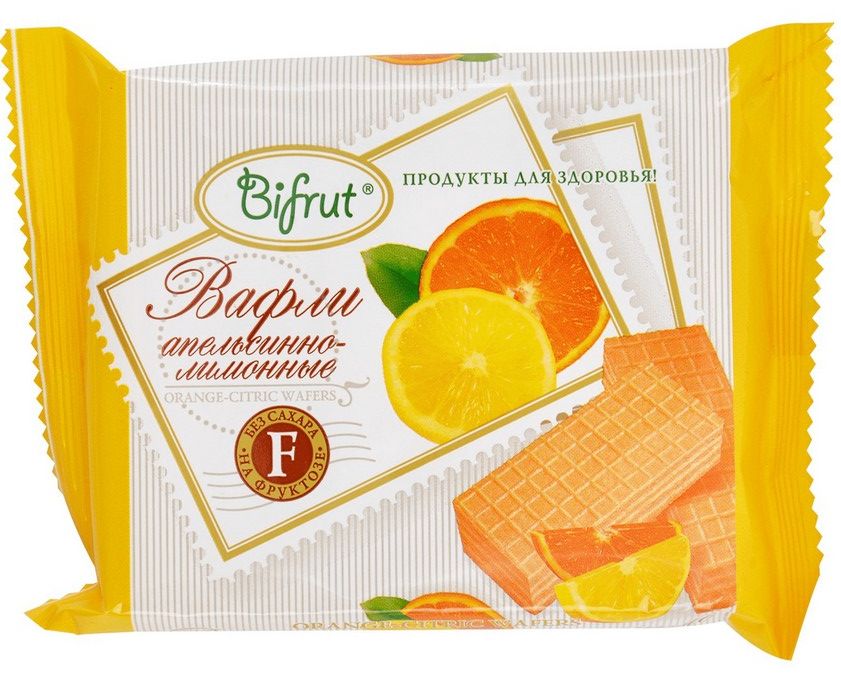 фото упаковки Bifrut Вафли апельсинно-лимонные