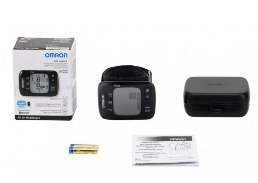 Тонометр автоматический OMRON RS7 Intelli IT на запястье, HEM-6232T-RU, 1 шт.