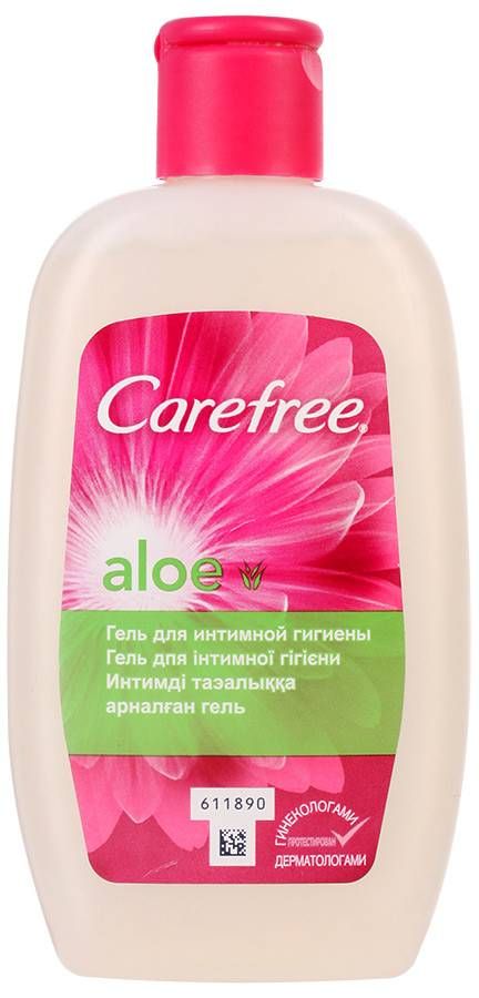 фото упаковки Carefree Aloe гель для интимной гигиены