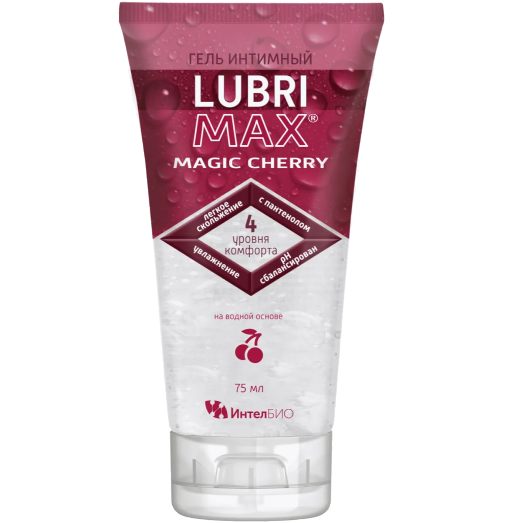 фото упаковки Lubrimax Magic Cherry гель-смазка интимный