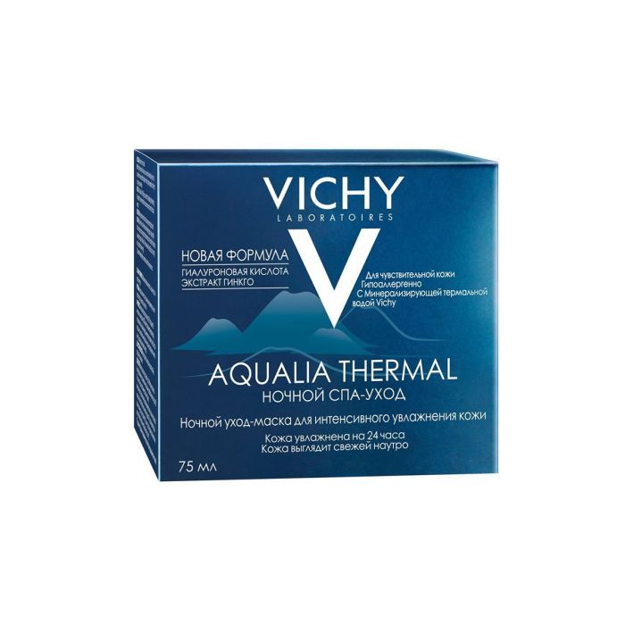 фото упаковки Vichy Aqualia Thermal крем-гель СПА ночной восстанавливающий