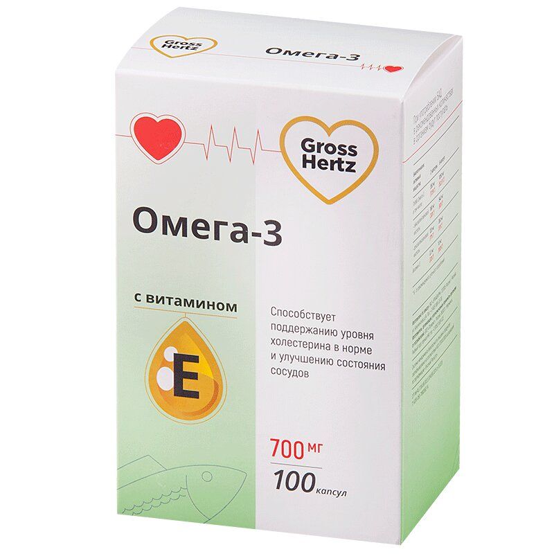 фото упаковки Гроссхертц Омега-3 с витамином Е