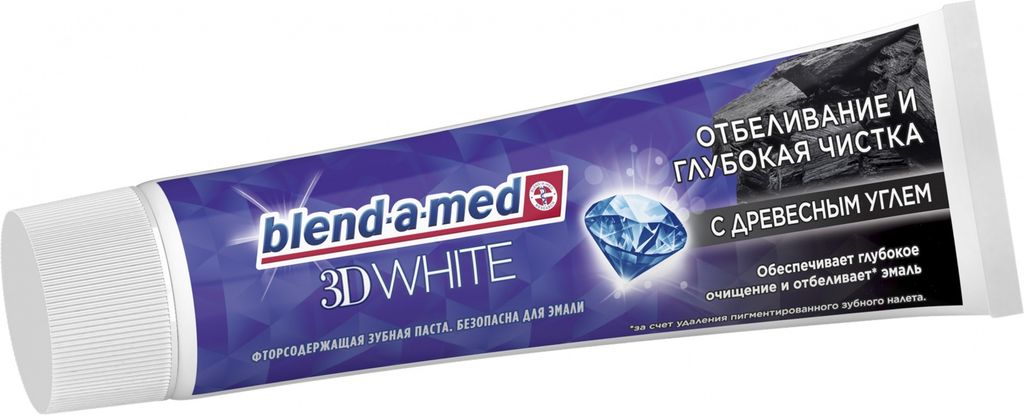 фото упаковки Blend-a-Med Паста зубная 3D White глубокая чистка