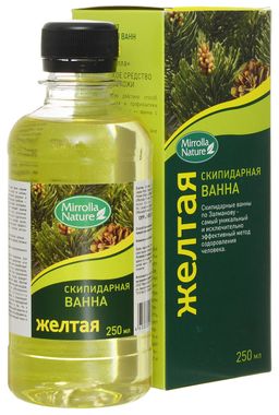 Mirrolla Скипидарная эмульсия для ванн желтая