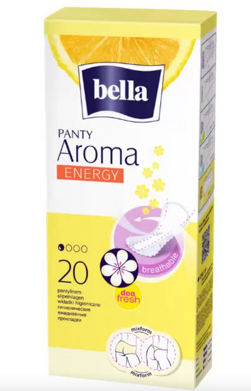 Bella Panty Aroma Energy прокладки ежедневные, прокладки гигиенические, 20 шт.
