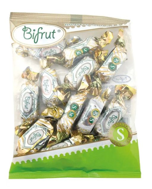 Bifrut Конфеты Солнечный, конфеты, на сорбите со стевией, 250 г, 1 шт.