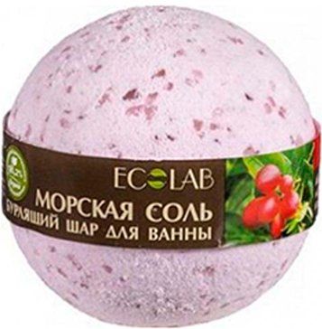 Ecolab бурлящий шар для ванны, ягоды асаи и годжи, 220 г, 1 шт.