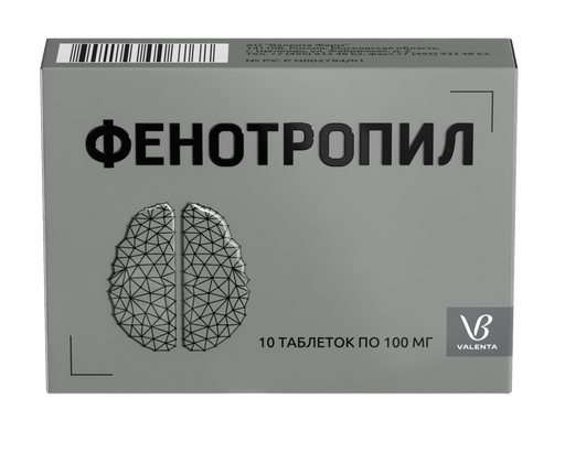 Фенотропил, 100 мг, таблетки, 10 шт.