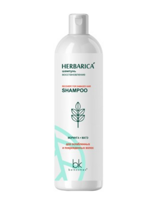BelKosmex Herbarica Шампунь для ослабленных и поврежденных волос, шампунь, Восстановление, 400 мл, 1 шт.