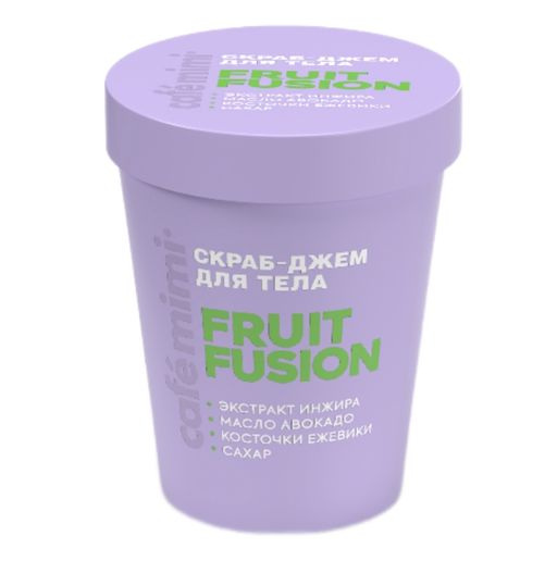 Cafe mimi Colours Скраб-джем для тела Fruit fusion, скраб, 250 г, 1 шт.