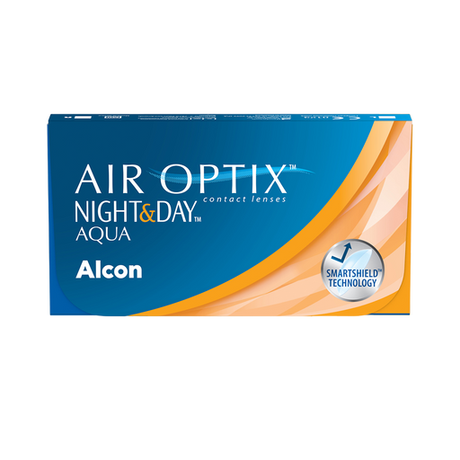 Alcon Air Optix Night & Day Aqua контактные линзы плановой замены, BC=8.6 d=13.8, D(-5.00), 3 шт.