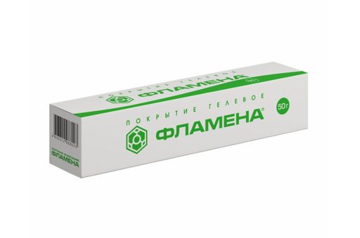 Фламена покрытие гелевое, + салфетка, 50 г, 1 шт.