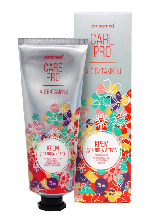 Consumed Care PRO Витамины АЕ Крем для лица и тела, крем, 75 мл, 1 шт.