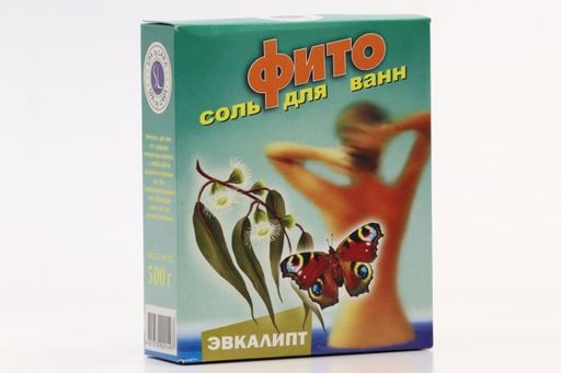 ФитоСоль для ванн Эвкалипт, соль для ванн, 500 г, 1 шт.