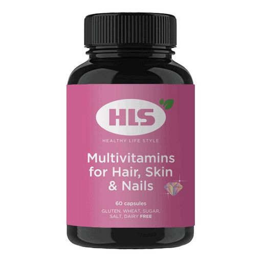 HLS Мультивитамины для кожи волос и ногтей, капсулы, 60 шт.