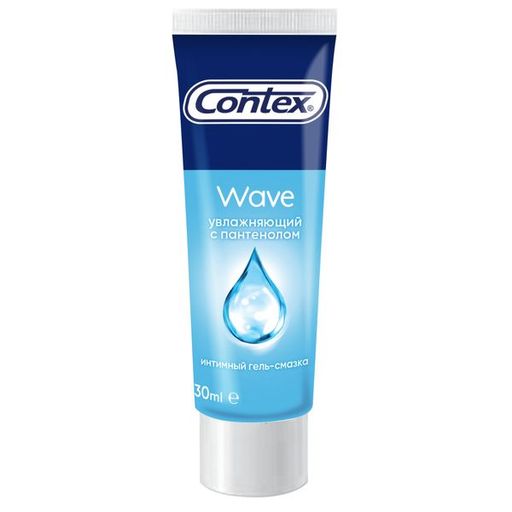 Гель-смазка Contex Wave, гель, увлажняющий, 30 мл, 1 шт.